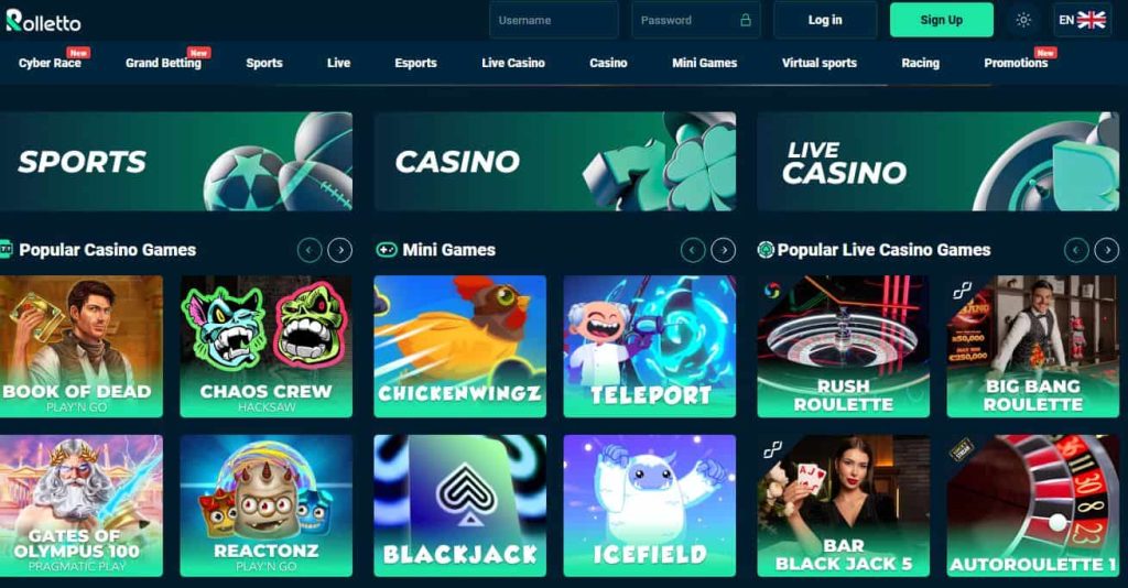 rolletto casino review